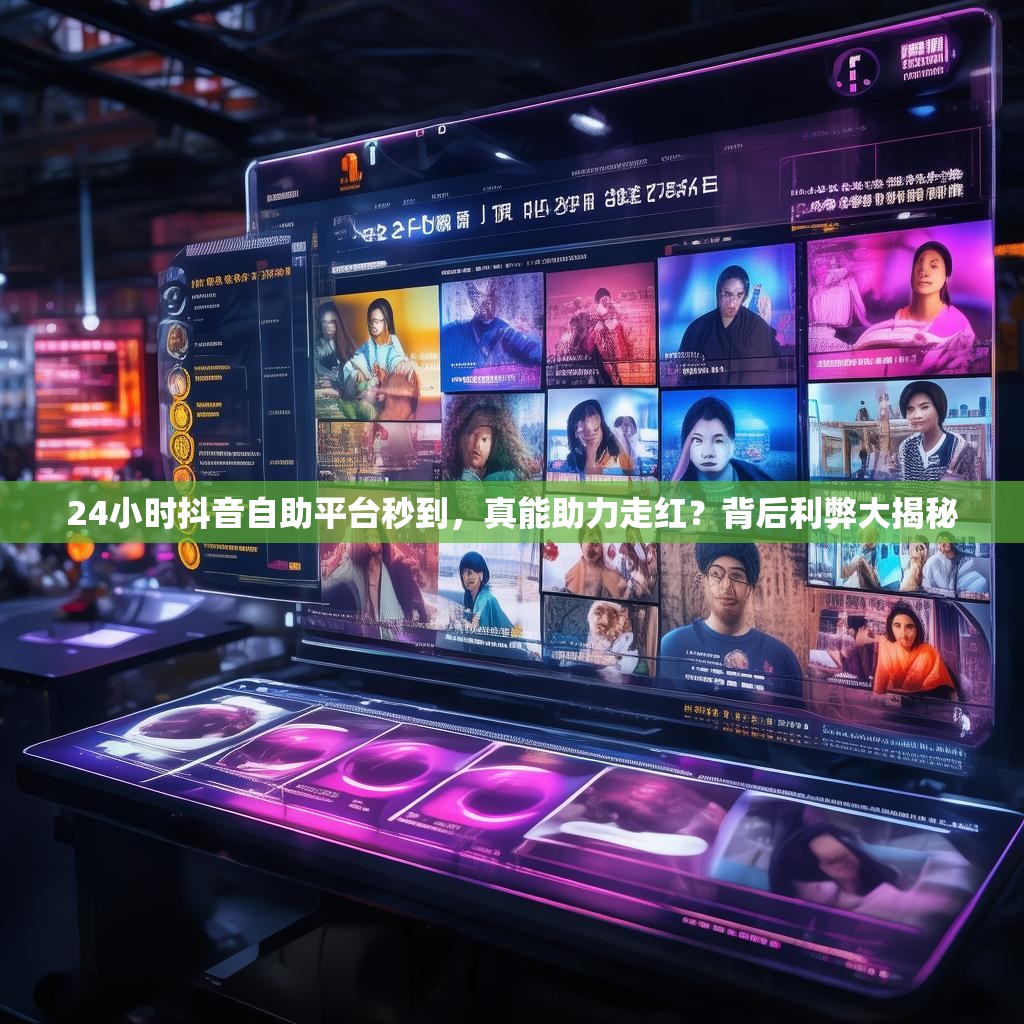 24小时抖音自助平台秒到，真能助力走红？背后利弊大揭秘