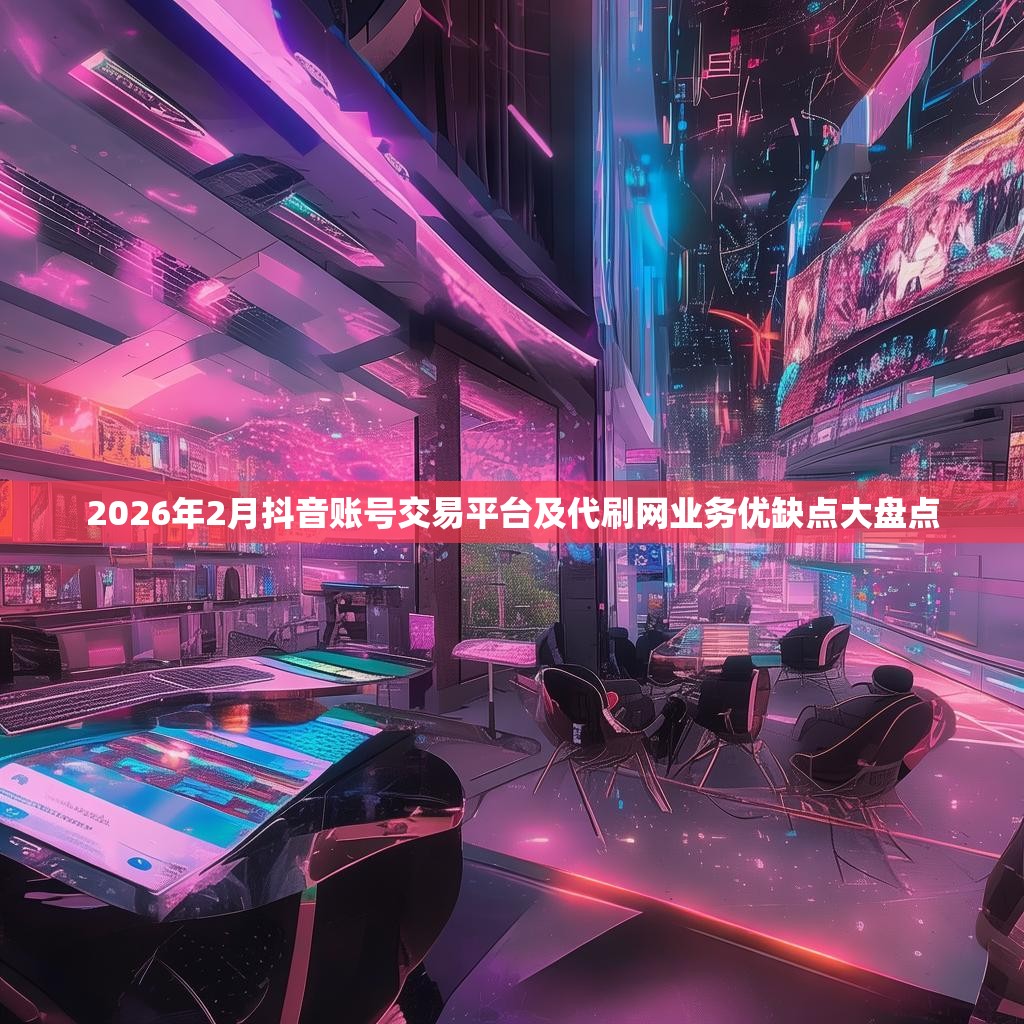 2026年2月抖音账号交易平台及代刷网业务优缺点大盘点
