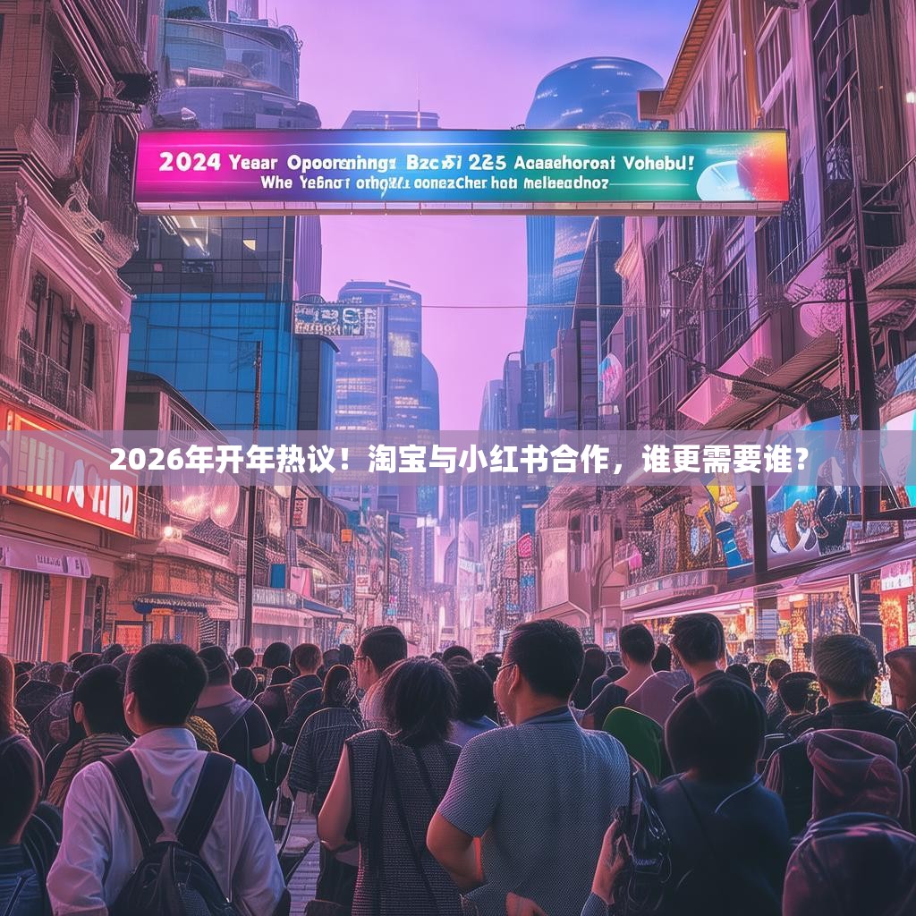 2026年开年热议！淘宝与小红书合作，谁更需要谁？