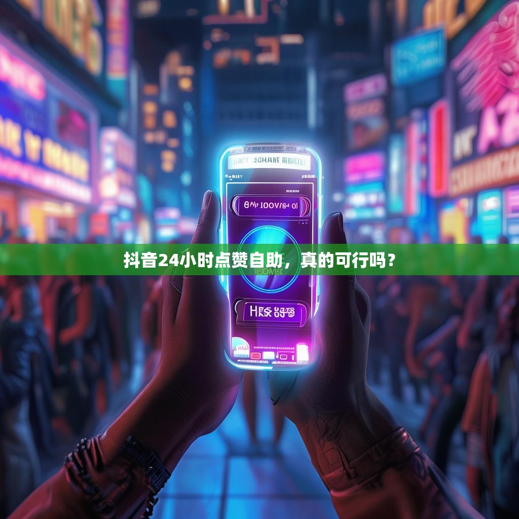 抖音24小时点赞自助，真的可行吗？