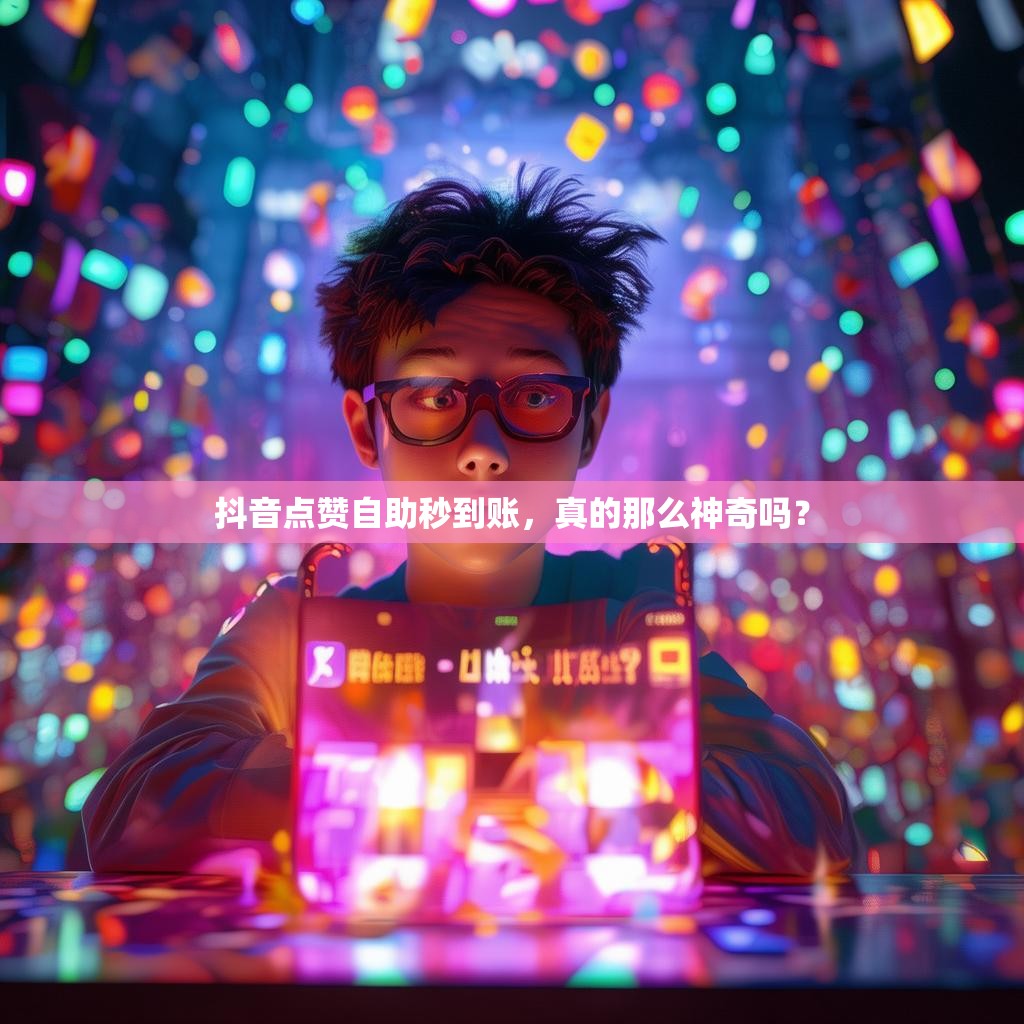抖音点赞自助秒到账，真的那么神奇吗？