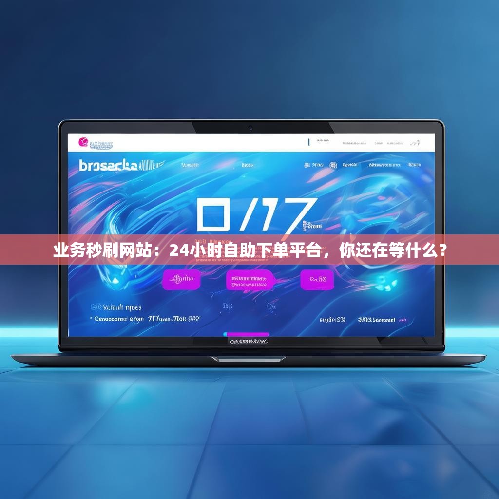 业务秒刷网站：24小时自助下单平台，你还在等什么？