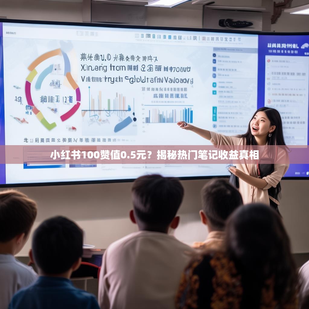 小红书100赞值0.5元?揭秘热门笔记收益真相