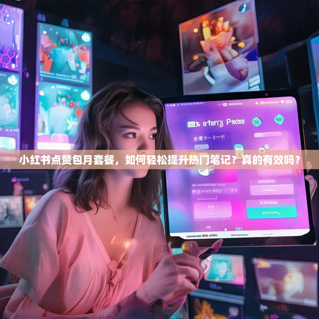 小红书点赞包月套餐,如何轻松提升热门笔记?真的有效吗?