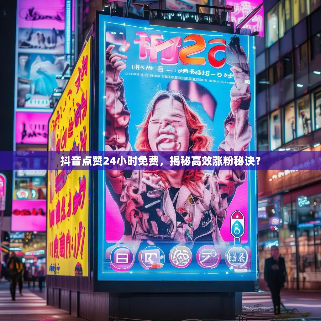 抖音点赞24小时免费，揭秘高效涨粉秘诀？