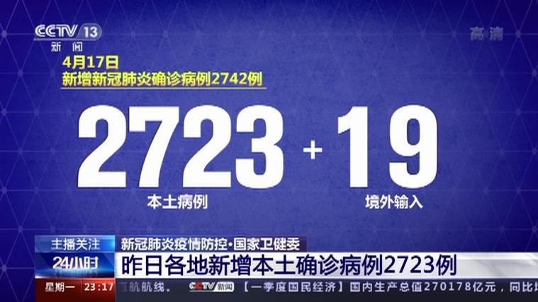 国家卫健委:昨日新增本土确诊病例数及相关疫情数据汇总